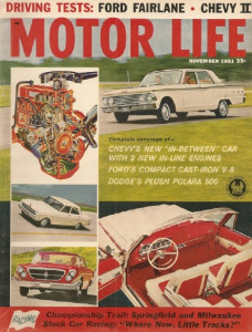 MOTOR LIFE 1961 NOV - CHEVY II, DODGE POLARA, FORD FAIRLANE, FORDS NEW V-8